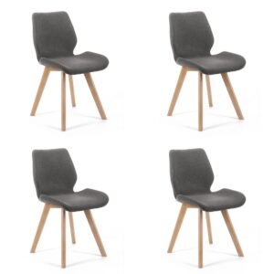 Virtuvinė kėdė SJ.0159, PILKAI RUDA