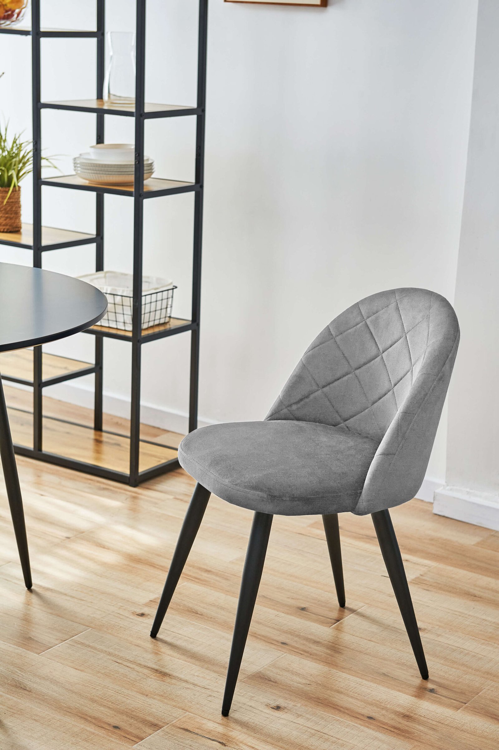 4x Virtuvinės kėdės SJ.077, PILKA - Image 4