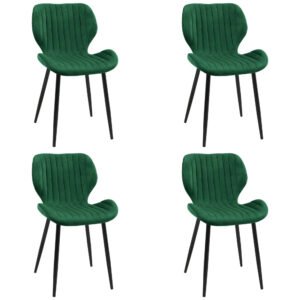 4x Virtuvinės kėdės SJ.17, BUTELIO ŽALIA