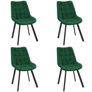 4x Virtuvinės kėdės SJ.22, BUTELIO ŽALIA