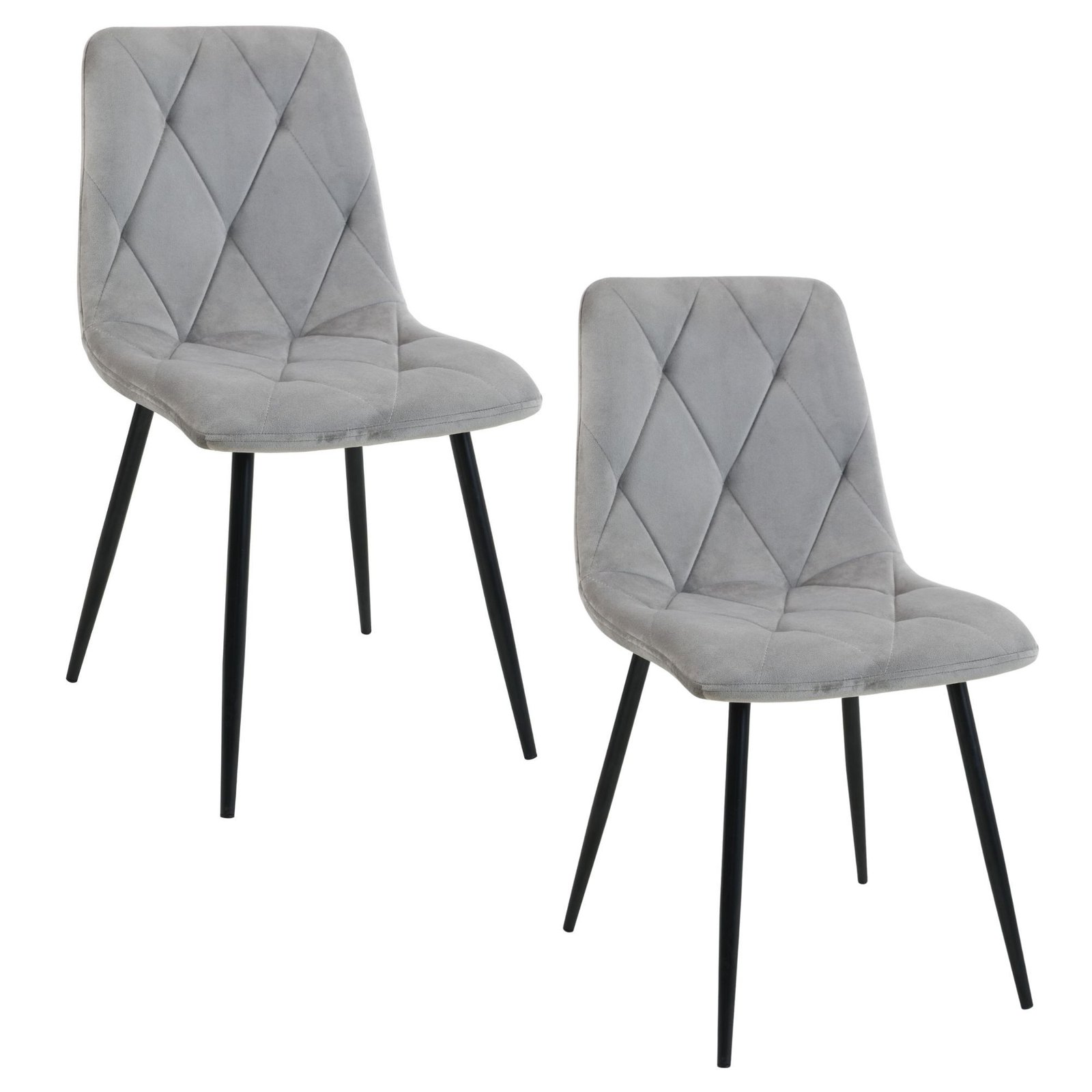 2x Virtuvinės kėdės SJ.3, PILKA