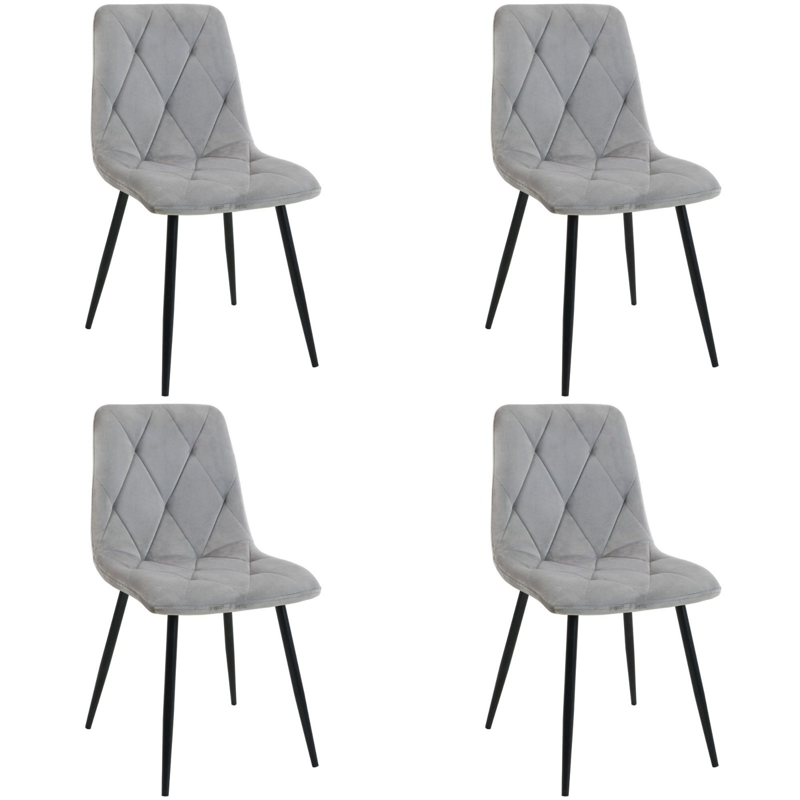 4x Virtuvinės kėdės SJ.3, PILKA