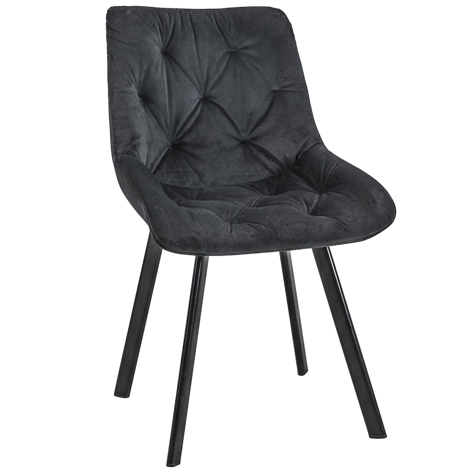 4x Virtuvinės kėdės SJ.33, JUODA - Image 2