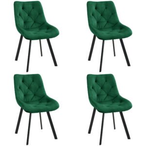 4x Virtuvinės kėdės SJ.33, BUTELIO ŽALIA