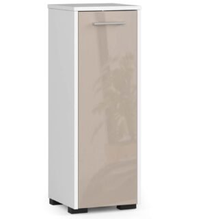 Pastatoma vonios kambario spintelė FIN S30 1D, KAPUČINO SPALVOS